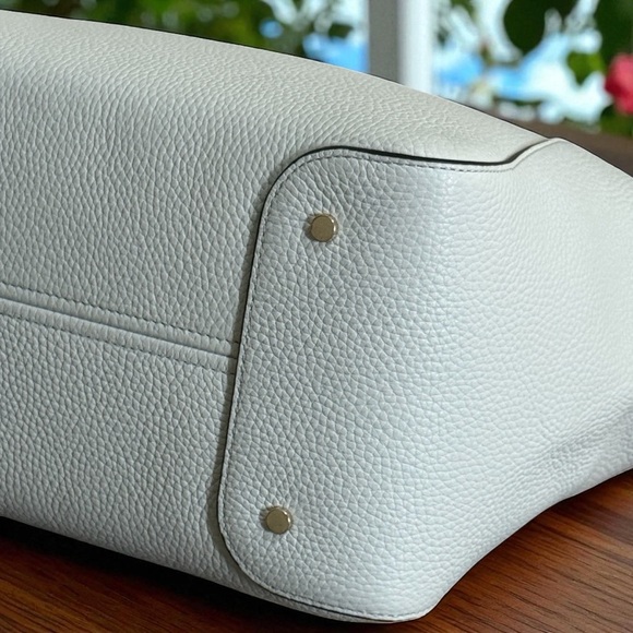 NWT Kate Spade NY Pebbled Leather Ivory Monica Tote! COA! - Picture 6 of 12